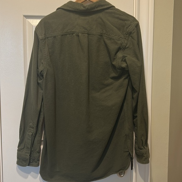 Olive Green LL Bean Flannel - Picture 6 of 6
